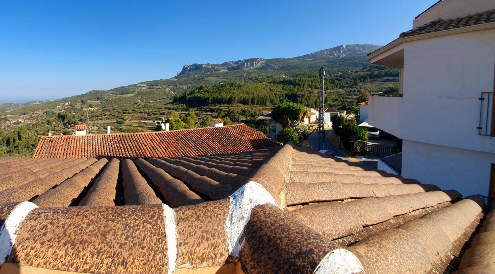 Atico Guadalest Rooftop Apartment With 360º Views And Art Ngoại thất bức ảnh
